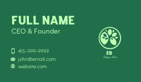 Green Ecology Leaves Business Card Image Preview