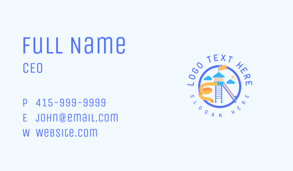 Children Playground Park Business Card Design Image Preview