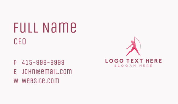 Woman Fitness Dance Business Card Design Image Preview