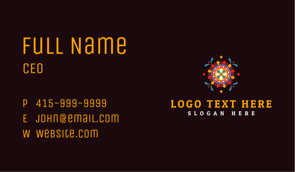 Coloful Holi Festival Business Card Design Image Preview