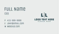 Generic Masculine Lettermark Business Card Image Preview