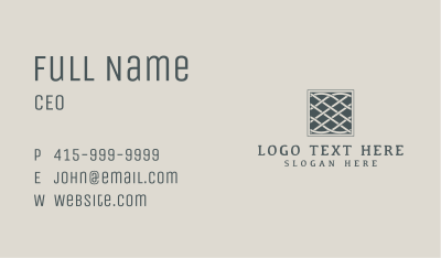 Interwoven Textile Fabric Business Card Image Preview