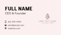 Sweet Tiered Cake Bakery Business Card Image Preview