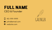 Kitchen Cleaver Knife Business Card Image Preview