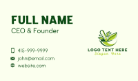 Green Leaf Salad Business Card Preview