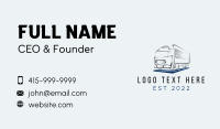 Cargo Delivery Truck Business Card Image Preview