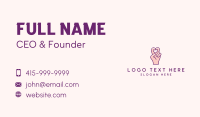 Finger Heart Gesture Business Card Preview