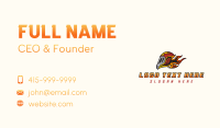 Fire Rider Helmet Business Card Design