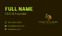 Human Wellness Tree Business Card Design