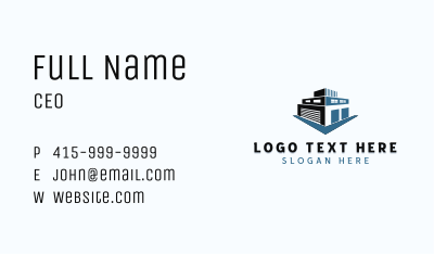 Factory Warehouse Depot Business Card Image Preview