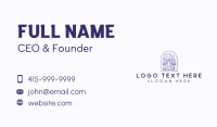 Organic Mushroom Fungi Business Card Design