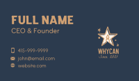 Star Candle Light Business Card Image Preview