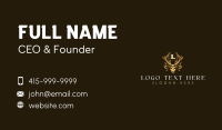 Elegant Antler Deer Business Card Preview