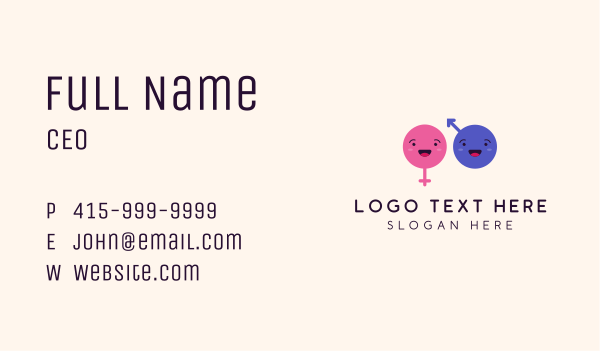 Gender Identity Emojis Business Card Design Image Preview