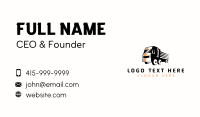 Truck Delivery Logistics Business Card Design