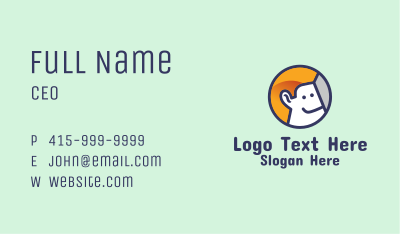 Smiling Man Avatar Business Card Image Preview