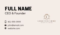 Elegant Floral Boutique Business Card Preview