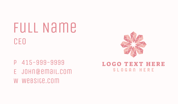 Crystal Sun Boutique Business Card Design Image Preview