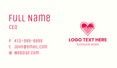 Healthy Heartbeat Clinic Business Card Image Preview
