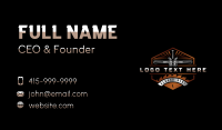 Carpentry Hammer Construction Business Card Preview