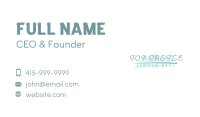 Generic Green Business Business Card Image Preview