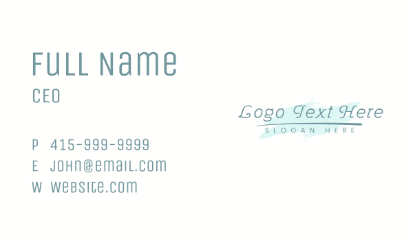 Generic Green Business Business Card Design Image Preview