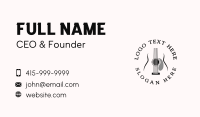 Acoustic Guitar Music Business Card Preview