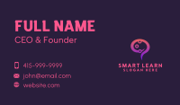 Mental Brain Learning  Business Card Image Preview