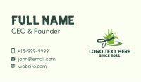 Lawn Care Worker  Business Card Image Preview