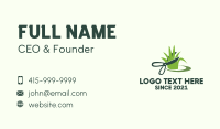 Lawn Care Worker  Business Card Preview