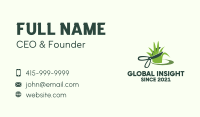 Lawn Care Worker  Business Card Image Preview