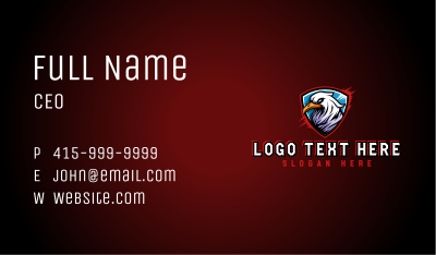 Fierce Eagle Gaming Business Card Image Preview