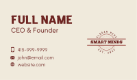 Classic Vintage Badge Business Card Image Preview