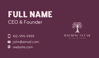 Woman Wellness Tree Business Card Image Preview