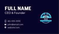 Pressure Wash Wave Cleaning Business Card Design