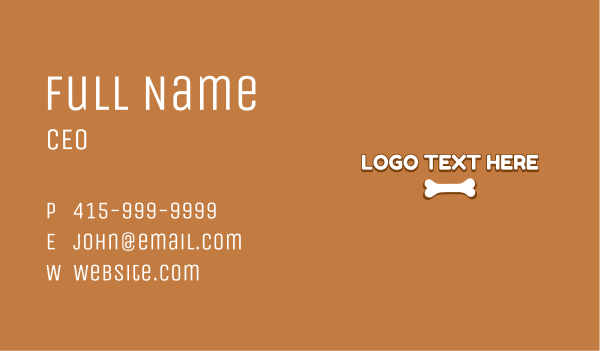 Pet Shop Wordmark Business Card Design Image Preview