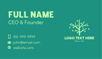 Green Environmental Tree Business Card Design