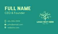 Green Environmental Tree Business Card Image Preview