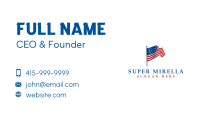 American Flag 3D Business Card Image Preview