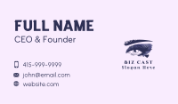 Heart Eye Eyelashes  Business Card Image Preview
