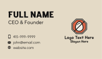 Egg Stop Sign Business Card Image Preview
