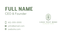 Botanical Nature Garden Business Card Preview