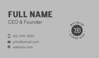 Gray Circle Business Business Card Image Preview