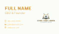 Golf ball Shield Tournament Business Card Preview