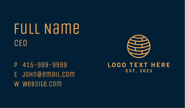 International Construction Business  Business Card Design Image Preview