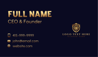 Lion Crest Luxury Business Card Image Preview