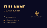 Lion Crest Luxury Business Card Image Preview