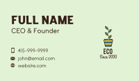 Colorful Plant Pot  Business Card Image Preview