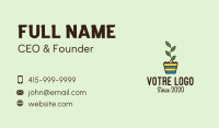 Colorful Plant Pot  Business Card Image Preview