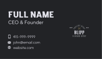 Gothic Brand Wordmark  Business Card Image Preview